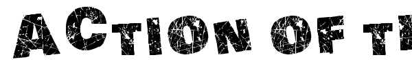 Action of the Time font preview